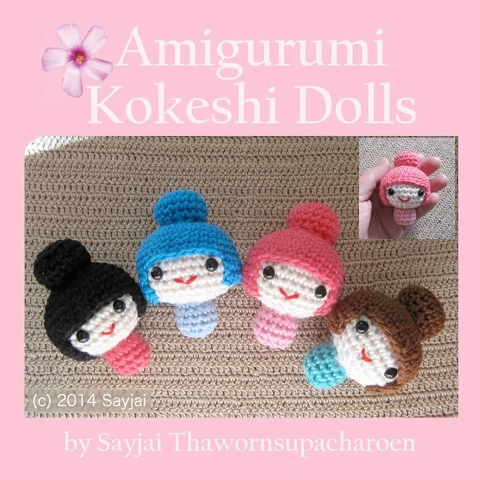 Amigurumi Kokeshi Dolls