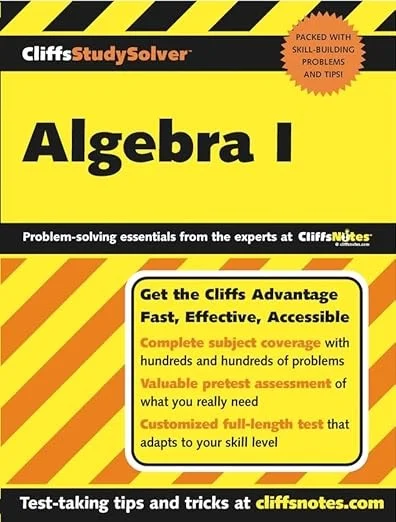 Cliffsstudysolver Algebra I