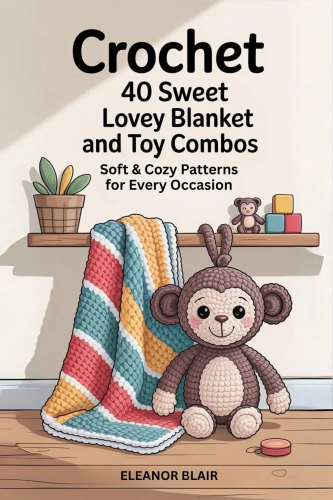 Crochet 40 Sweet Lovey Blanket and Toy Combos