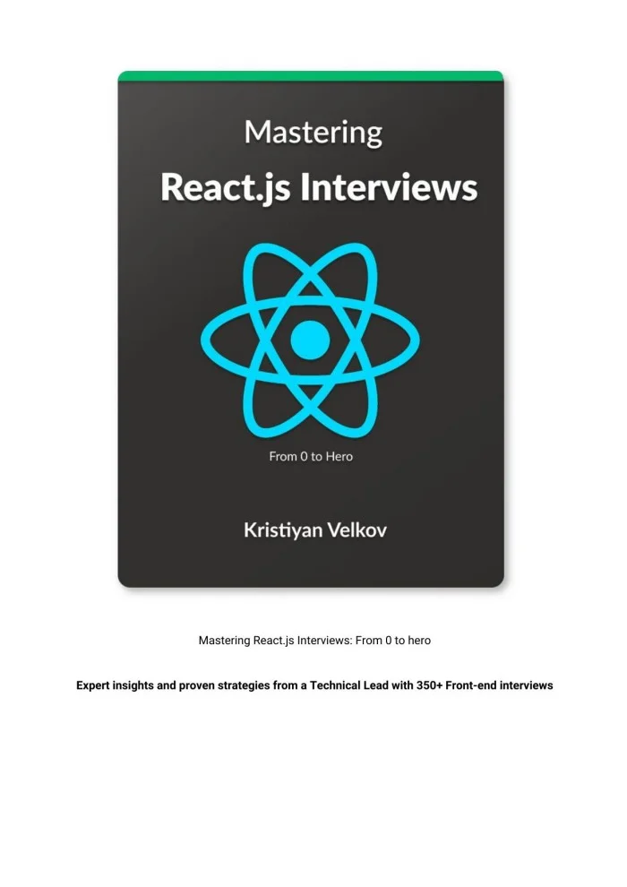 Mastering React.js Interviews