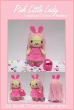 Pink Little Lady Amigurumi Crochet Pattern