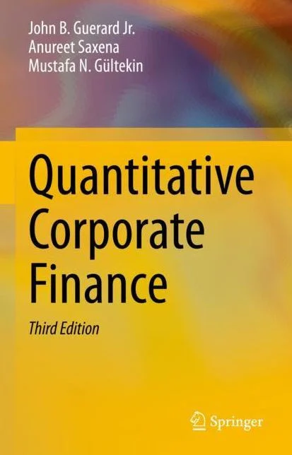 Quantitative Corporate Finance