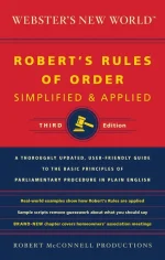 Robert's Rules of Order Simplified and Applied