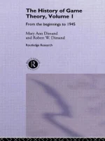 The History of Game Theory, Volume 1