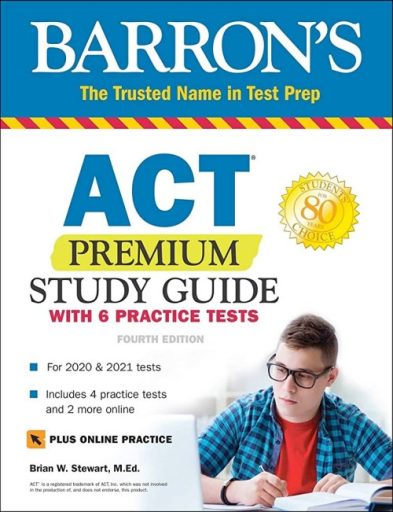 ACT Premium Study Guide With 6 Practice Tests