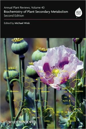 Biochemistry of Plant Secondary Metabolism