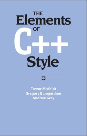 The Elements of C++ Style