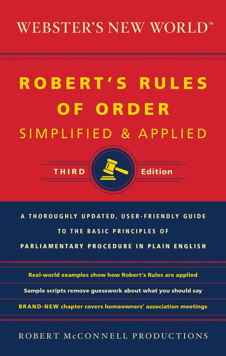 Robert's Rules of Order Simplified and Applied Robert's Rules of Order Simplified and Applied