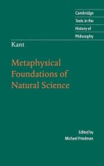 Metaphysical Foundations of Natural Science