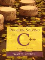 Problem Solving With C++